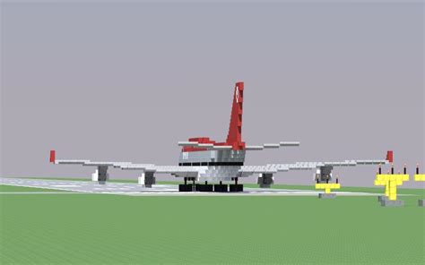 Boeing 747 400 Minecraft Map