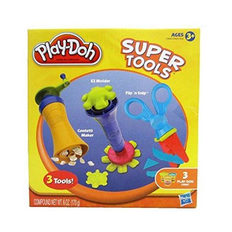 Play Doh Super Tools Confetti Maker Ez Molder Flip N