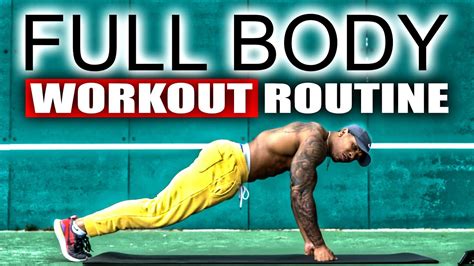 Minute Full Body Workout No Equipment Youtube