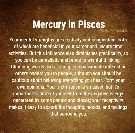 Mercury In Pisces Mercury In Pisces Mercury In Aquarius Astrology