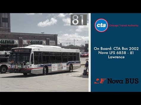 Retired On Board CTA Bus 2002 Nova LFS 6858 81 Lawrence YouTube