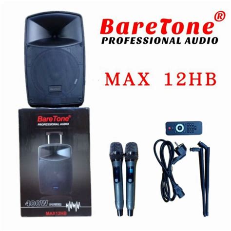 Jual Speaker Meeting Portable Wireless BARETONE MAX 12HB 12 INCH