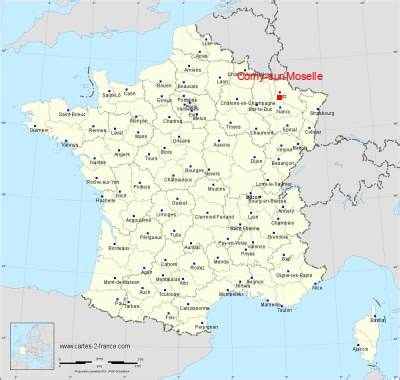 Carte De Corny Sur Moselle