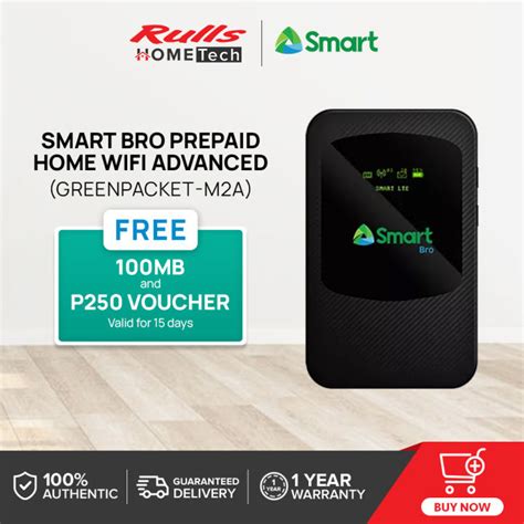 Smart Bro Prepaid LTE A Pocket WiFi Advanced Greenpacket M2A With