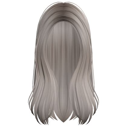 Long Soft Straight Fluffy Hair Ash Blonde Roblox