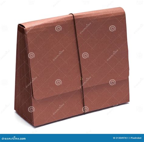 Brown File Folder Stock Image Image Of Business Handle 313049761