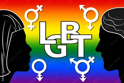 LGBT Movement Banner D White Letters LGBT Inside Heart Lesbian Gay Bisexual And