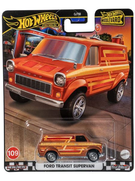 Машинка Hot Wheels Premium Ford Transit Supervan купить на OZON по низкой цене