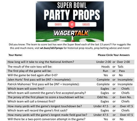 Super Bowl 57 Prop Betting Hub: Party Props, Historical Results and More