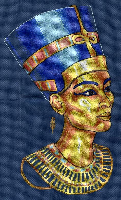 Nefertiti Counted Cross Stitch By Pheonix