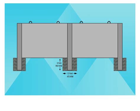 Precast Compound Wall Concrete Precast Fence Compound Wall