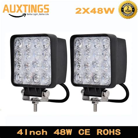 Aliexpress Buy 2Pcs 4Inch 48W LED Work Light Spot Flood 12V 24V