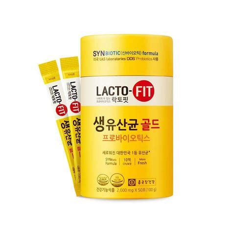 Lacto Fit 5x Probiotics Yellow 50 Pcs Doinklab Malaysia