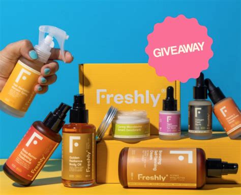 Freshly Cosmetics Sweepstakes (10 Winners) | FreebieShark.com