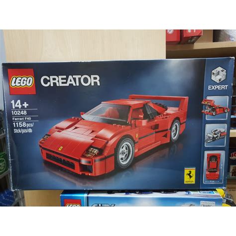 Lego Creator Expert 10248 Ferrari F40 Used Set Complete With Manual And Box Shopee Malaysia