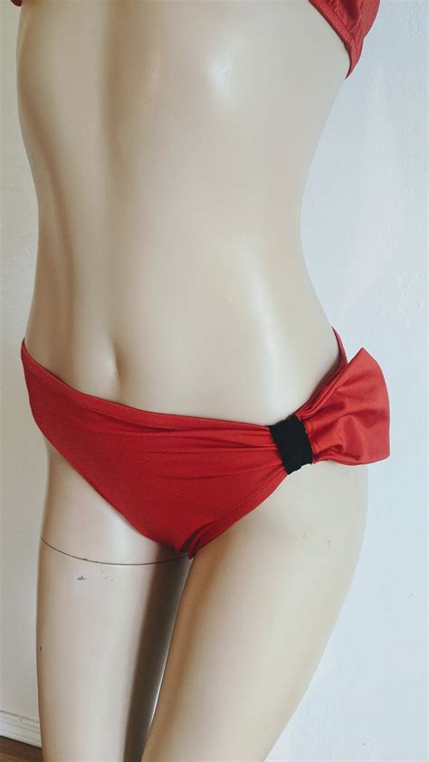 GIVENCHY S Sexy Red Bikini Union Label ILGWU Etsy
