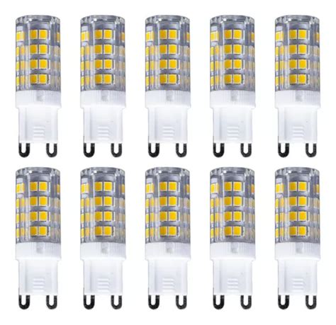 Kit de 15 lámparas LED cálidas Halopim G9 de 5 W para candelabros y