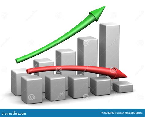 Profit and Loss Graph stock illustration. Illustration of shiny - 25380905