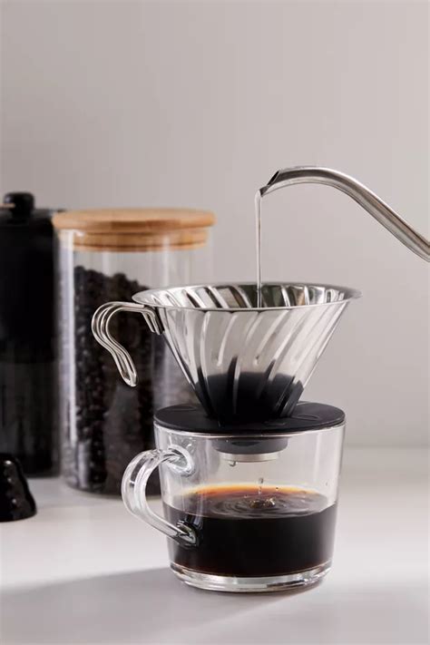 Hario V60 Metal Pour Over Coffee Set Urban Outfitters Canada