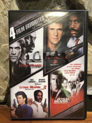 4 Film Favorites Lethal Weapon DVD 2007 2 Disc Set Director S Cut 1 2 3