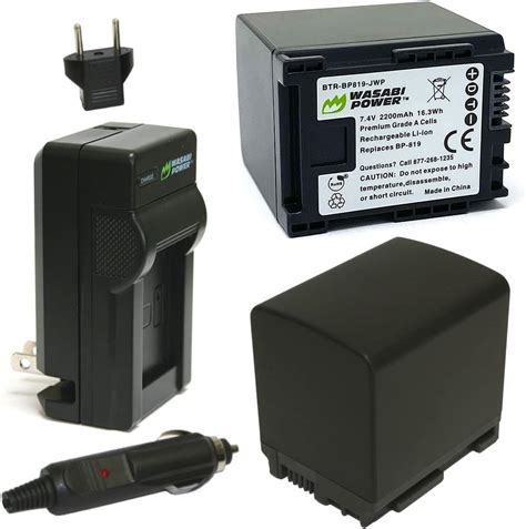 Amazon Wasabi Power Battery And Charger Kit For Canon Bp