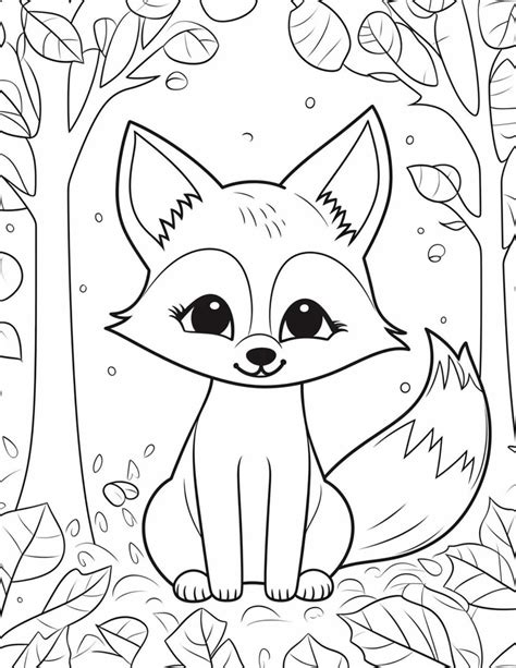 7 Gorgeous and Free Fox Coloring Pages for All Ages