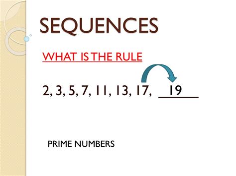 SEQUENCES WHAT IS A SEQUENCE? - ppt download 
