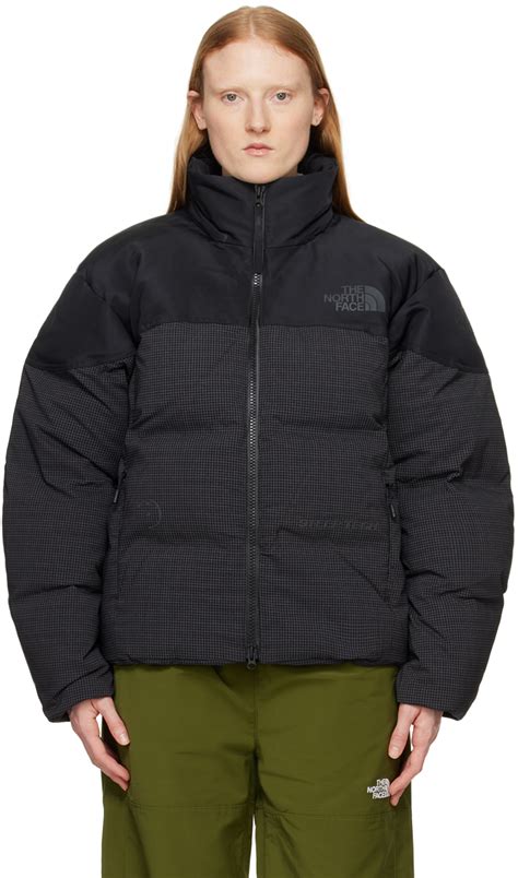 The North Face Black Rmst Steep Tech Nuptse Down Jacket In Jk3 Tnf