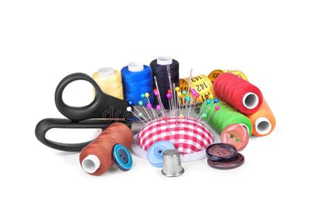 Sewing Accessories Stock Image Image Of Tailor Thimble 59632355