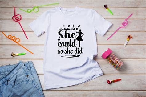 She Believed She Could So She Did Design Graphic By Sahamilon