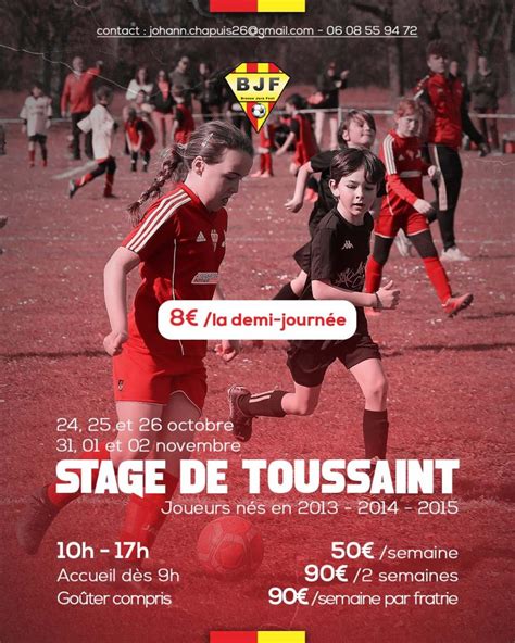 Bresse Jura Foot Stages De Toussaint