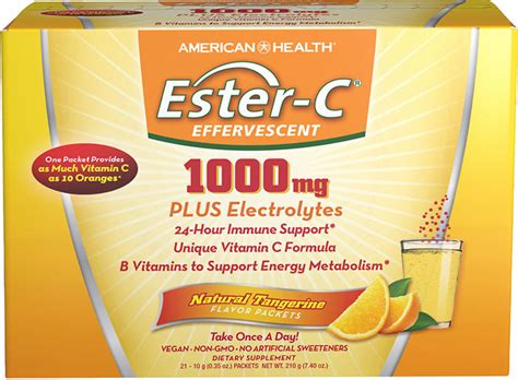 Ester C 1000 Mg Effervescent Tangerine American Health