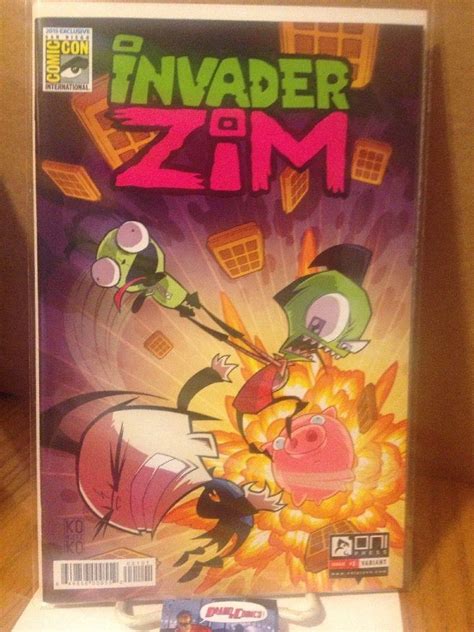 Invader Zim Oni Comics Nickelodeon Sdcc Exclusive Variant Cover