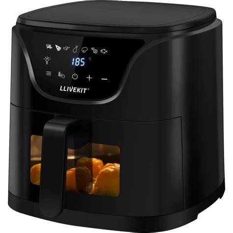 Llivekit Friteuse Sans Huile Air Fryer Friteuse Air Chaud L Cran