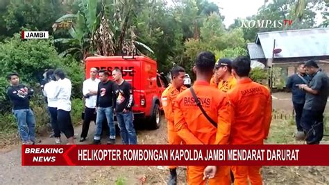 Kronologi Helikopter Rombongan Kapolda Jambi Jatuh Di Kerinci Video