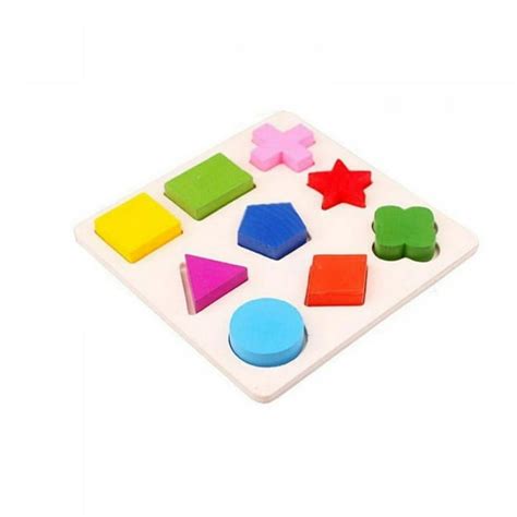 Kids Toys,Toddler Shape Sorter Toys Baby First Shapes Knob Wooden ...