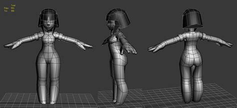 Lowpoly Stylized Girl With Sdk — Polycount