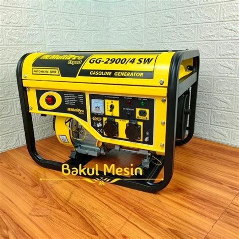 Jual Multipro Gg 2900 Mesin Genset Bensin 2000Watt Gg2900 Generator Set