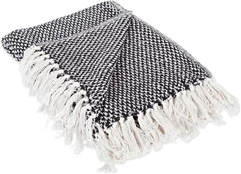 Amazon DII 100 Cotton Basket Weave Throw For Indoor Outdoor Use