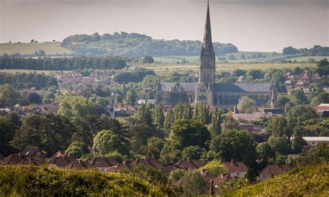 Salisbury Cathedral From Old Sarum Hill Ed Okeeffe Photography