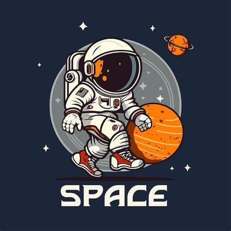 Premium Vector Astronaut I Need More Space Tshirt Design