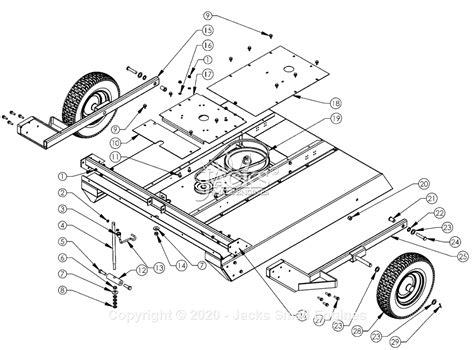 Swisher Pol14544x Ca Serial L115 335001 Parts Diagram For Motor Base Wheel Height Adjustment