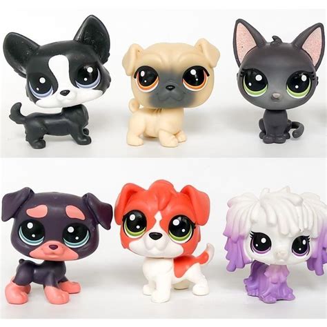 LPS psi Little Pet Collection obrázek kolie vzácné žabí kráva kočka pes ...
