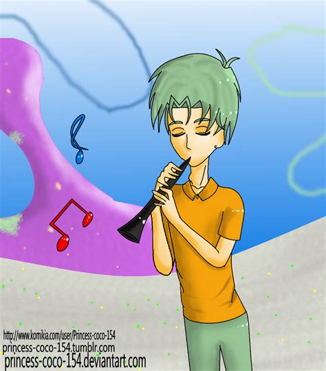 Squidward Playing The Clarinet By Princess Coco 154 On Deviantart