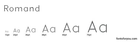 Romand Font: Download for Free, Online