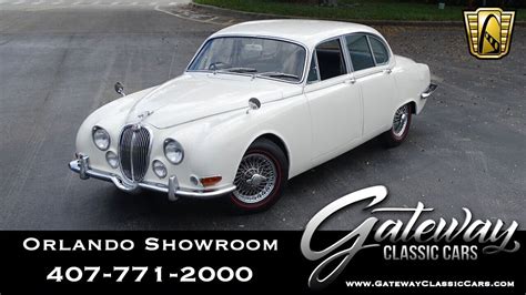 White 1967 Jaguar S Type Sedan 3.8 Inline 6 3 Speed Automatic Available ...