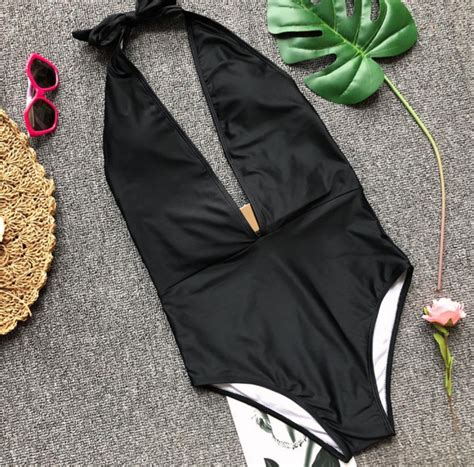 Style One Piece High Quality Metallic Waist One Piece Bikini On Luulla