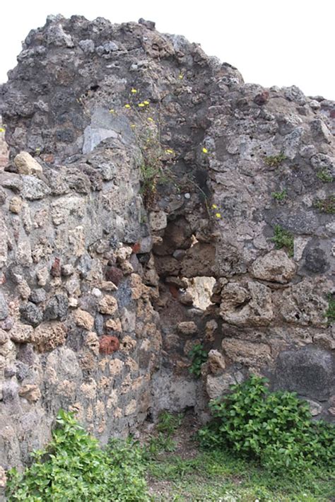 Viii Pompeii May Detail Of Site Of Drainpipe In North East