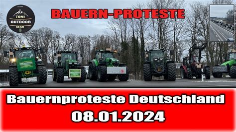 Bauern Proteste Ulm Neu Ulm Deutschland Demo Bauern