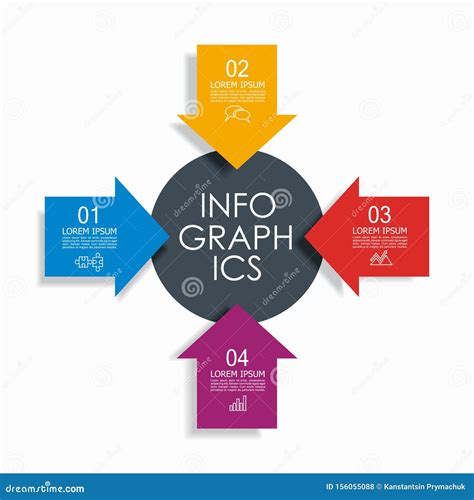 Plantilla Del Dise O De Infographic Con El Lugar Para Sus Datos